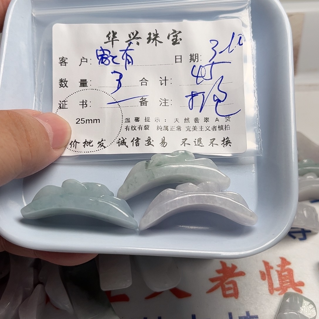 翡翠颈饰未镶嵌家****宝