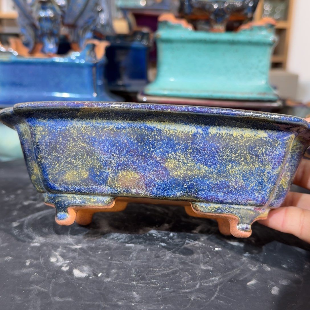 用***9陶摆件觉象钧创盆景艺术微瑕