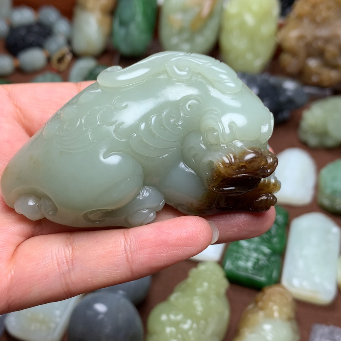 和田玉挂件未镶嵌