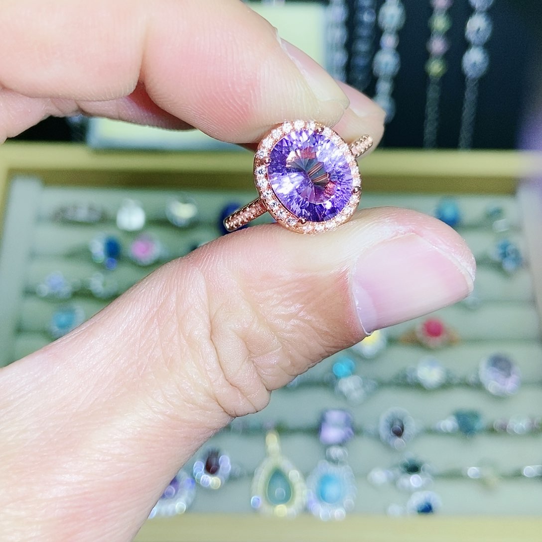 【闪购商品】未镶嵌戒指紫晶