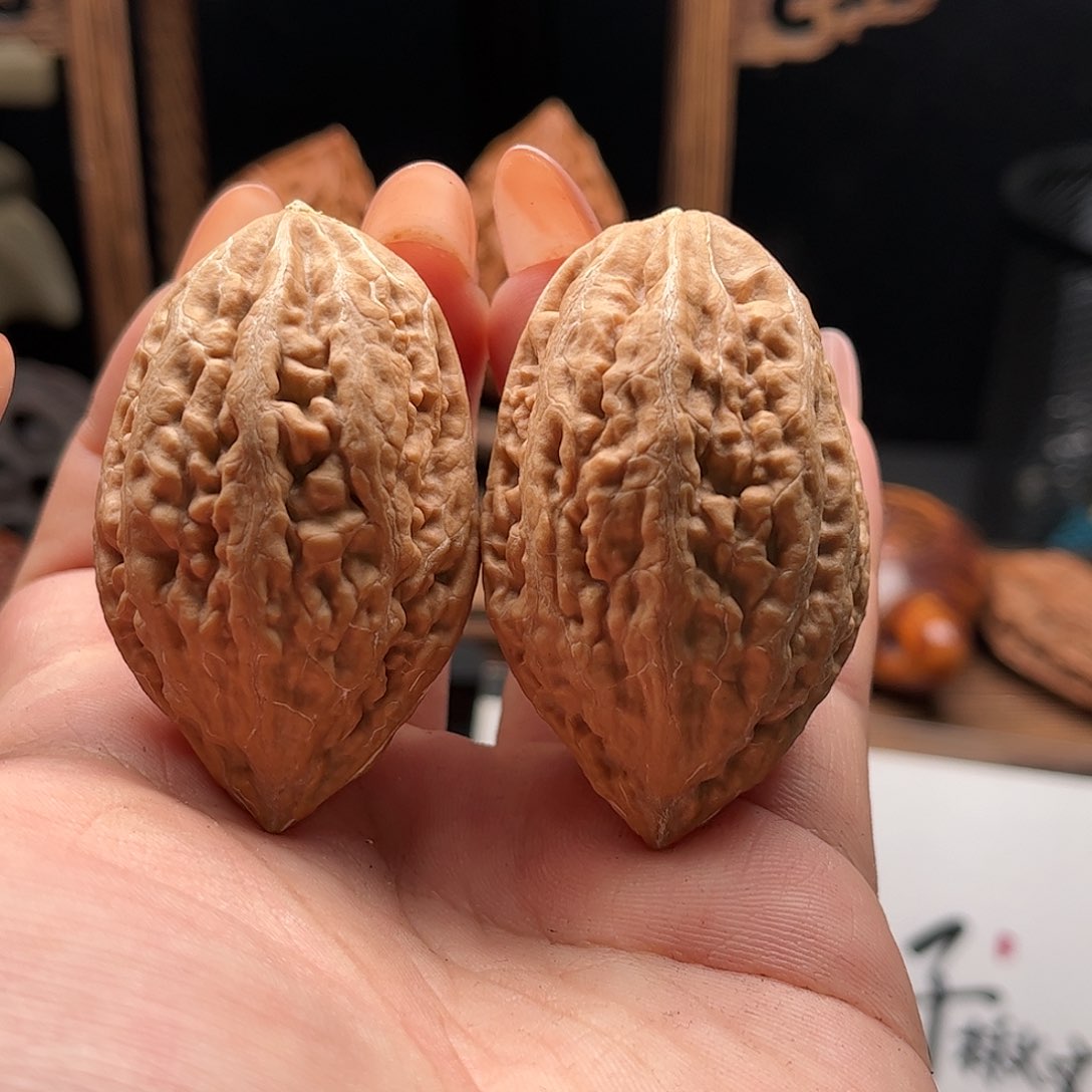 文玩核桃把件关东木子家楸大胖75