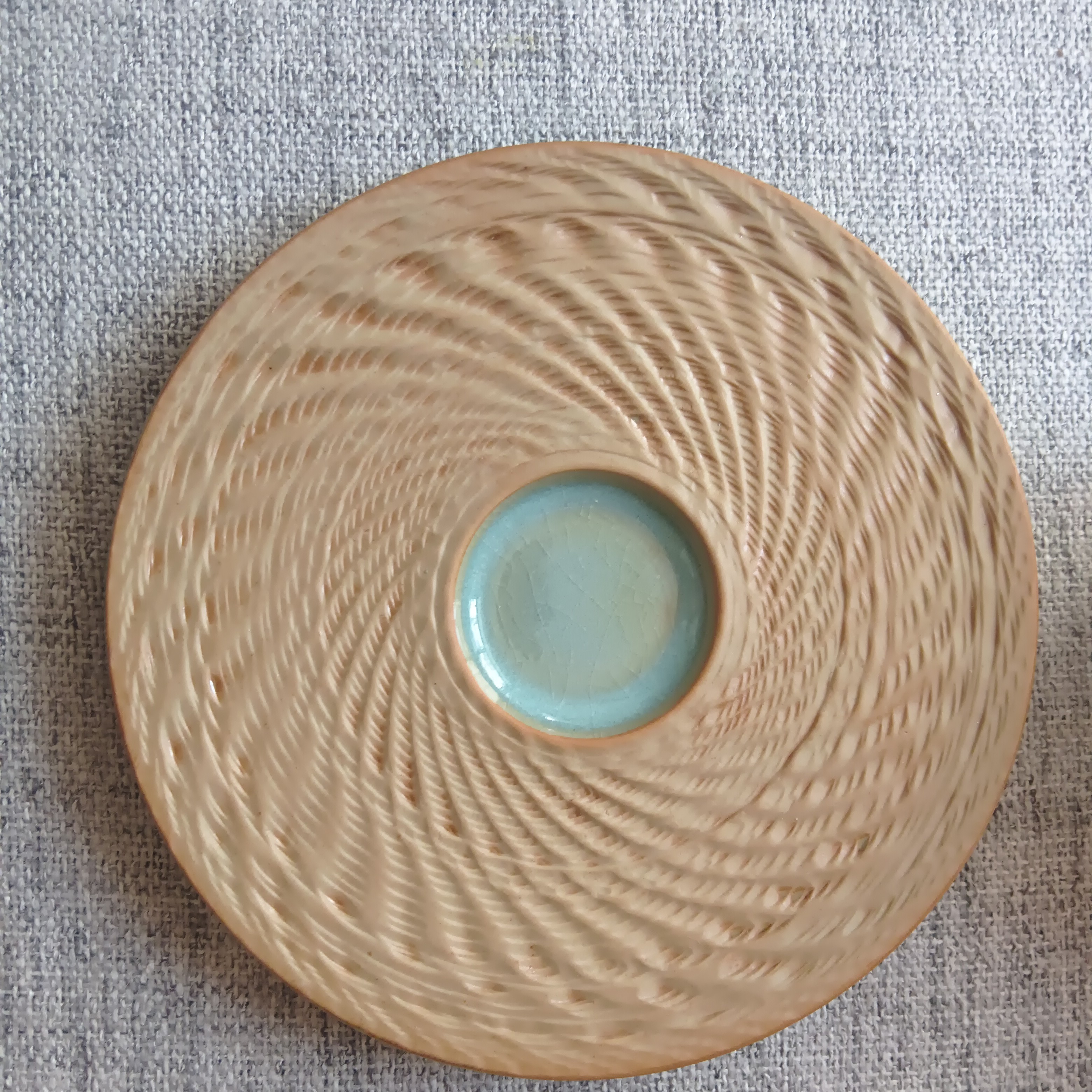 原生态原矿天蓝壶承