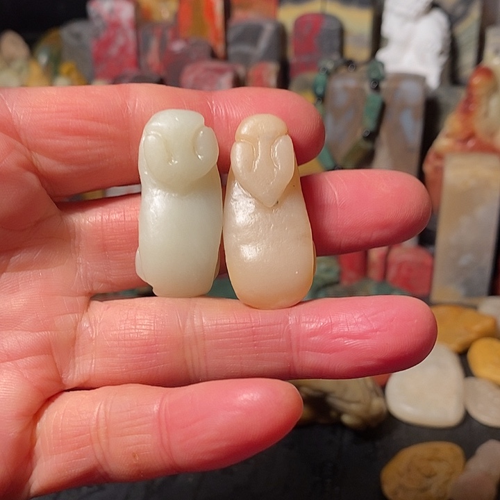 昌化鸡血石小吊坠