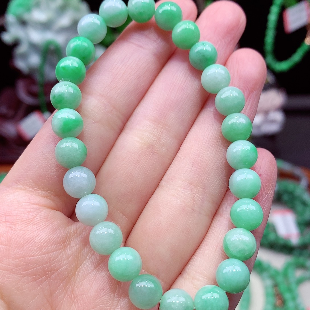 翡翠未镶嵌手链翡翠