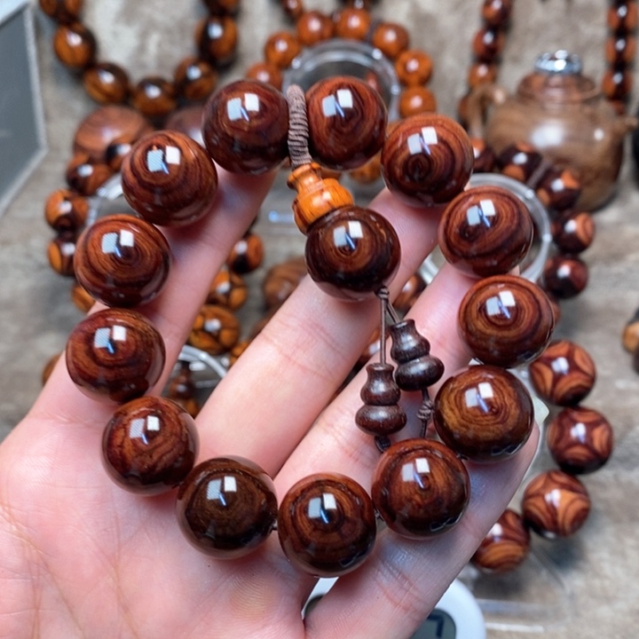 黄花梨/降香黄檀紫油梨成品加工手串