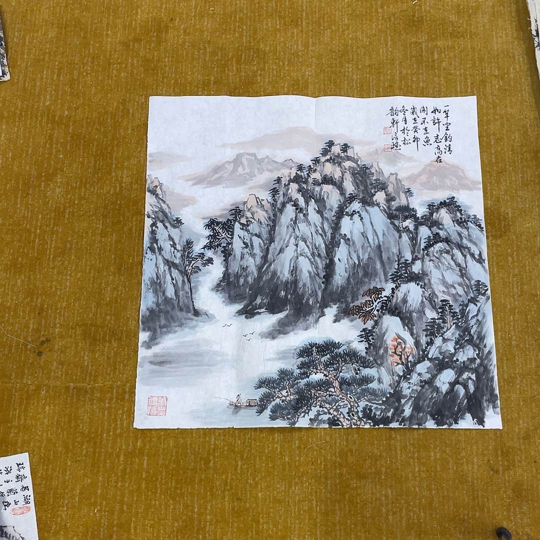 国画绘画作品叶老师6666