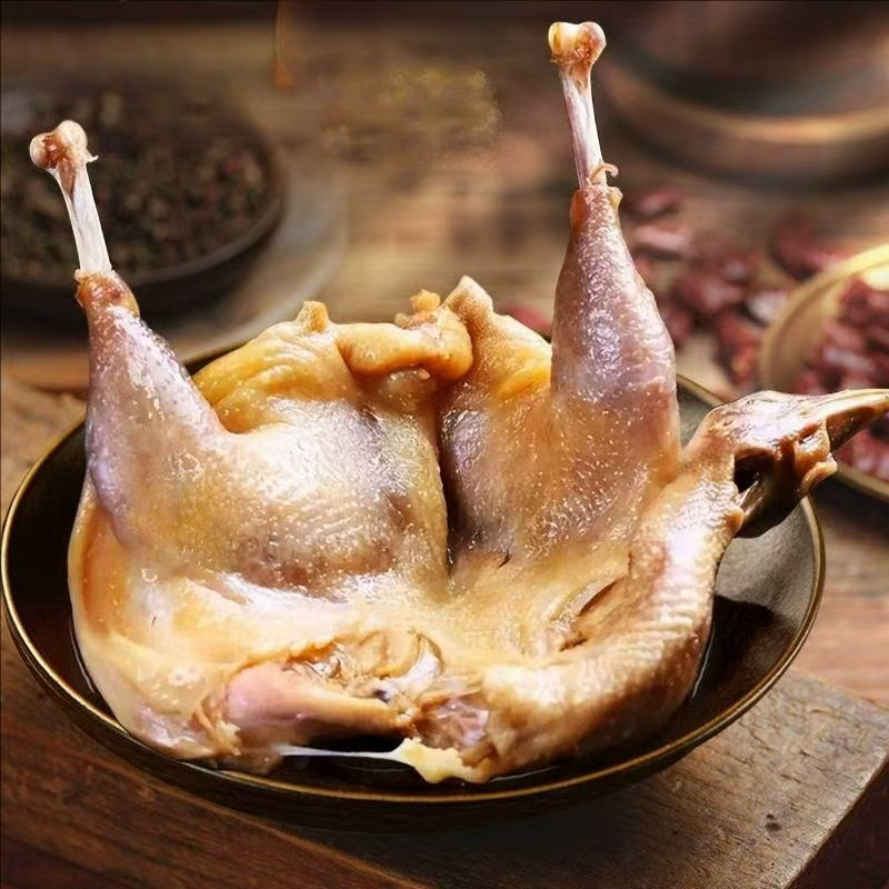 田小树青岛特产风干小公鸡熏制工艺手撕劲道750克