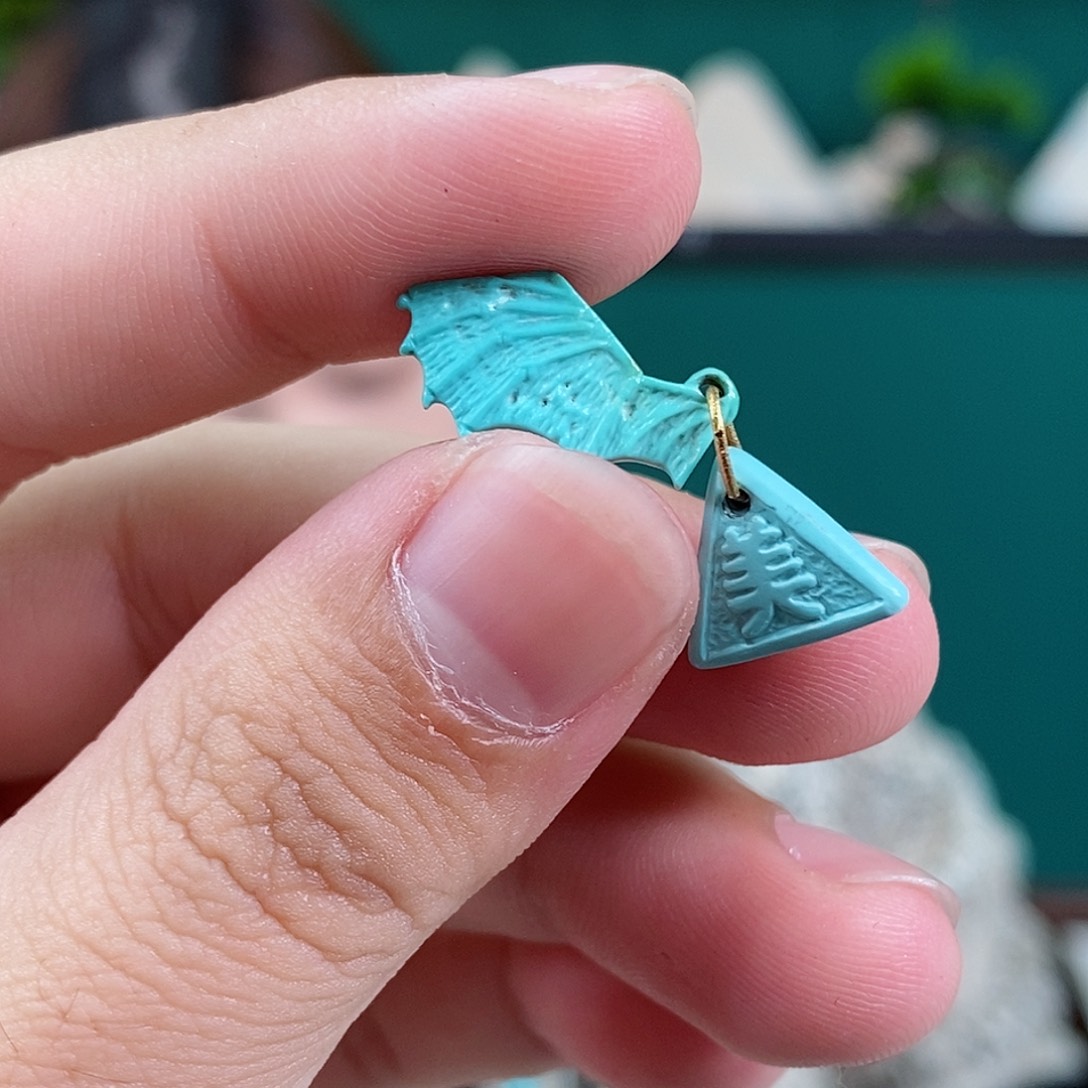 绿松石珠宝奇石未镶嵌