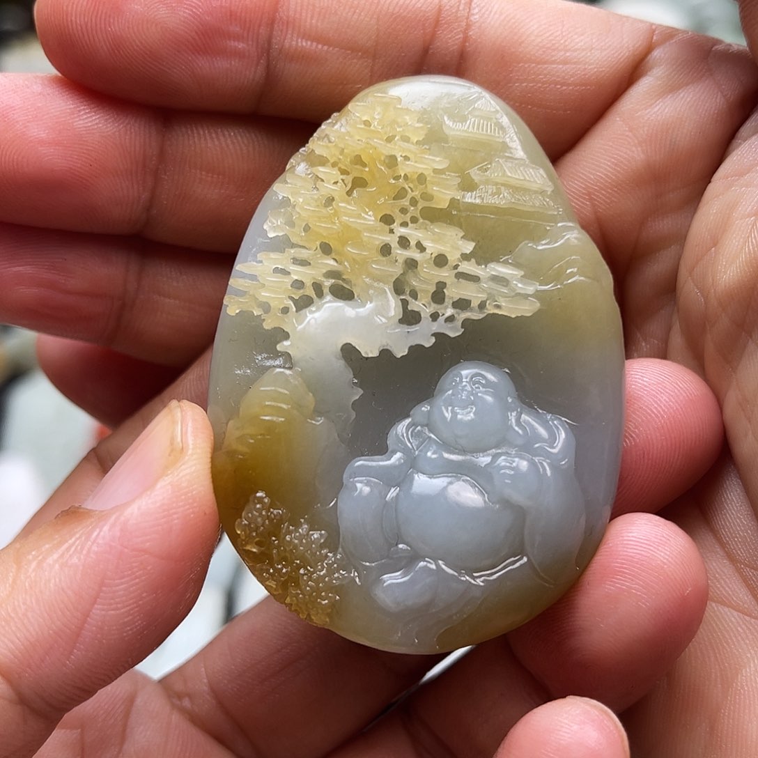 和田玉颈饰未镶嵌