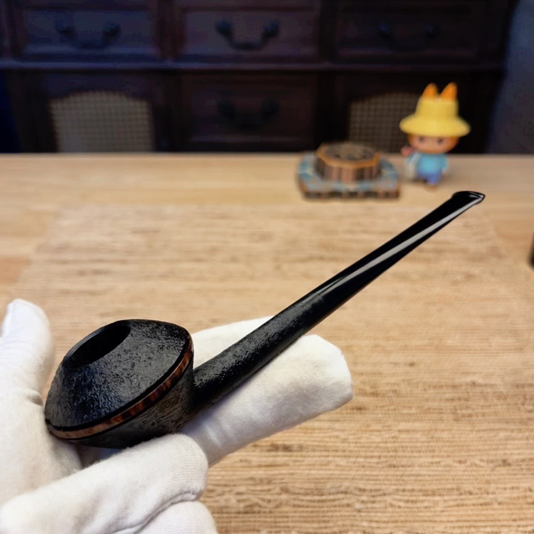 铅笔杆阅读飞碟牛头】国师海滨亲工石楠木手工烟斗