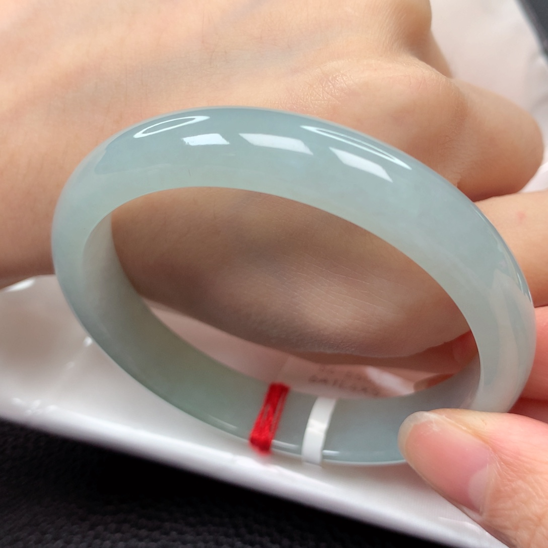 【闪购商品】翡翠手镯未镶嵌60号正圈xs56