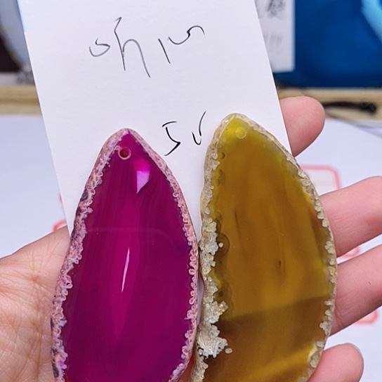 玛瑙/玉髓颈饰未镶嵌听*❤