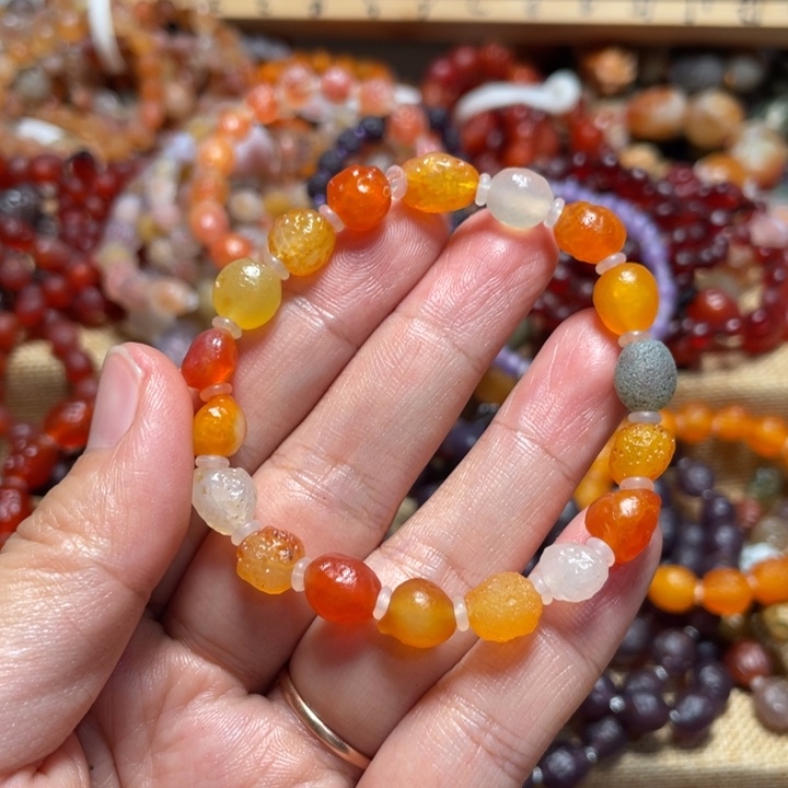 玛瑙/玉髓合金手链