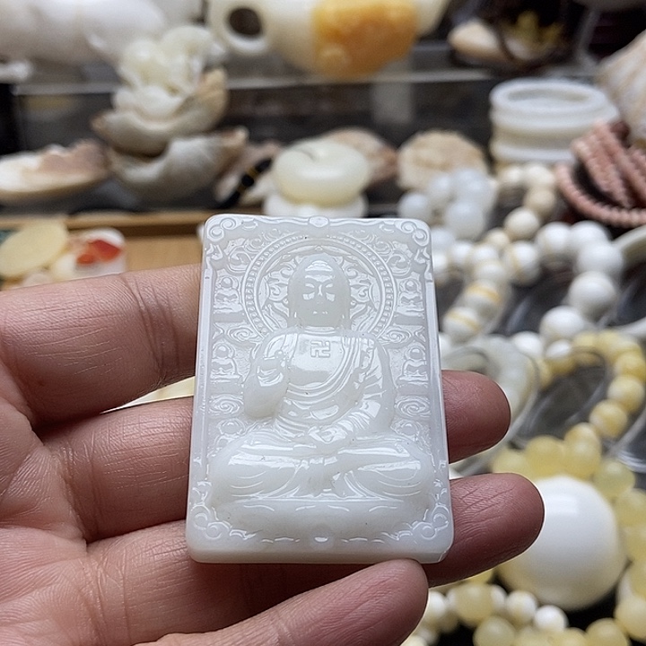 非金属贝壳玉化八大守护