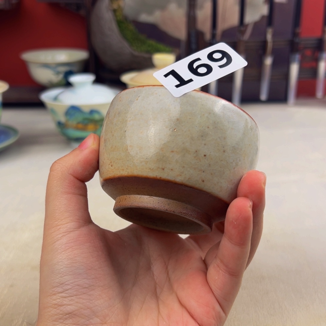 杯子纯手工柴烧主人杯