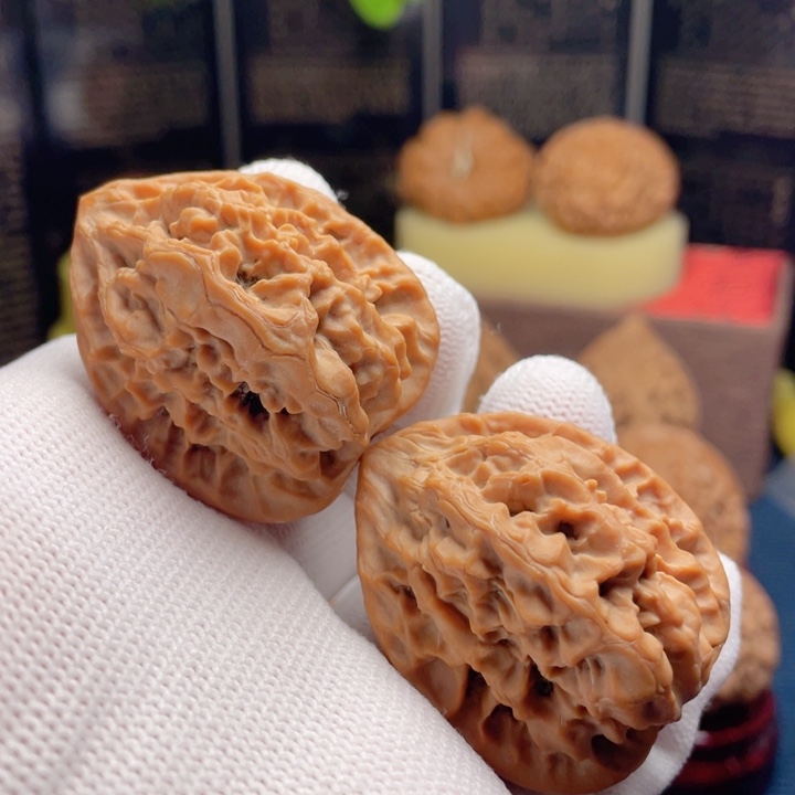 吊坠文玩核桃36朱雀鸡心