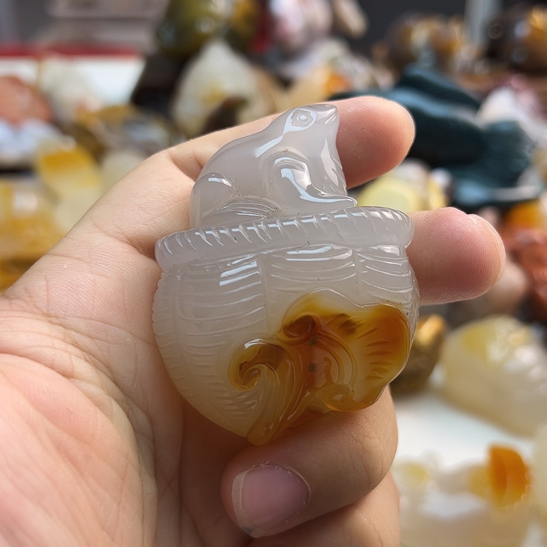 玛瑙/玉髓未镶嵌颈饰