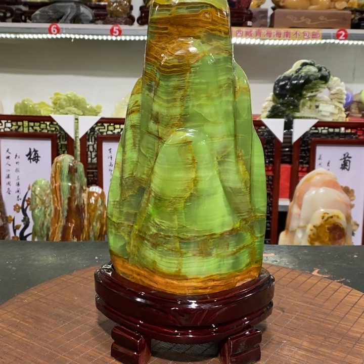 石材启**旅家居摆件 奇石摆件