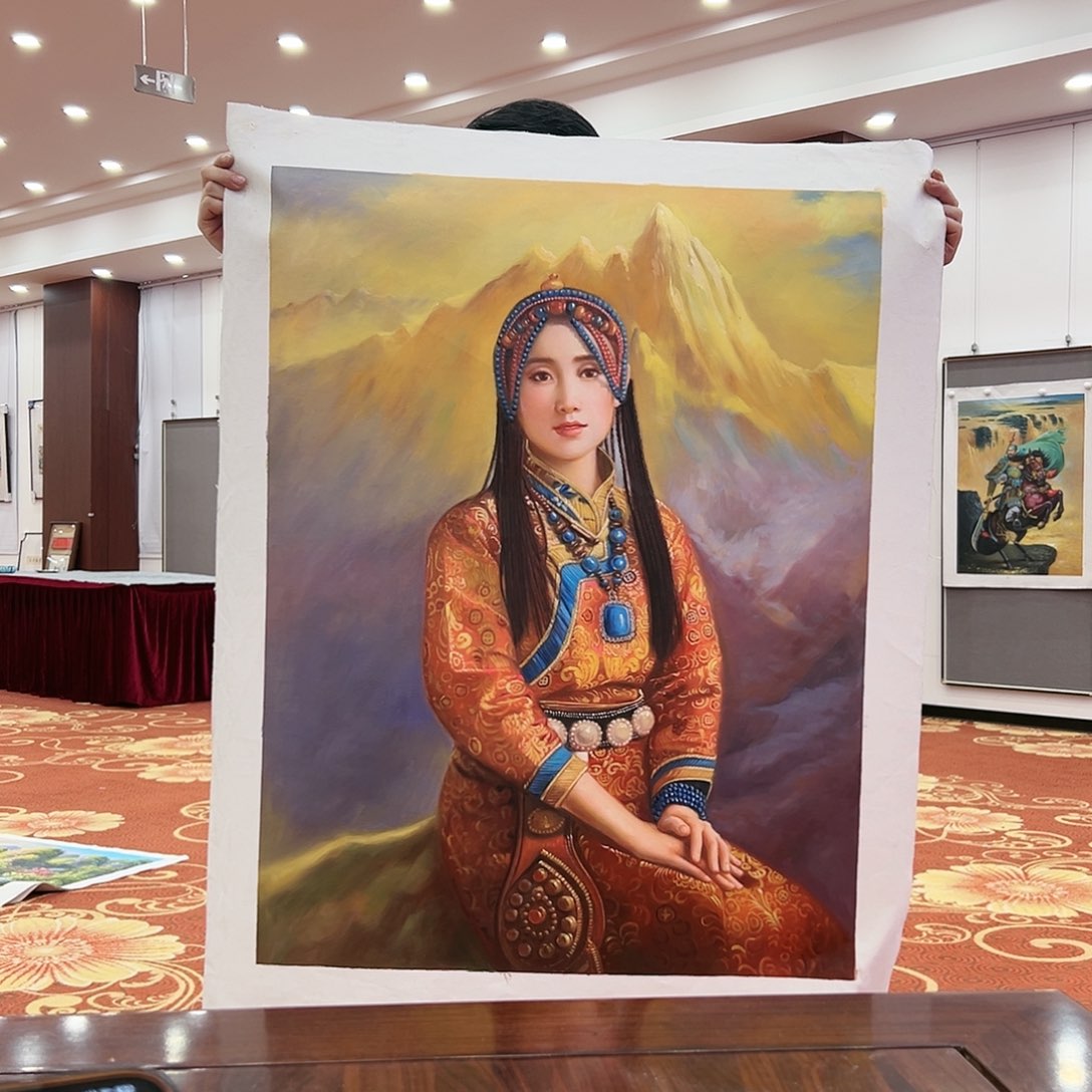 国画二郎展览原作