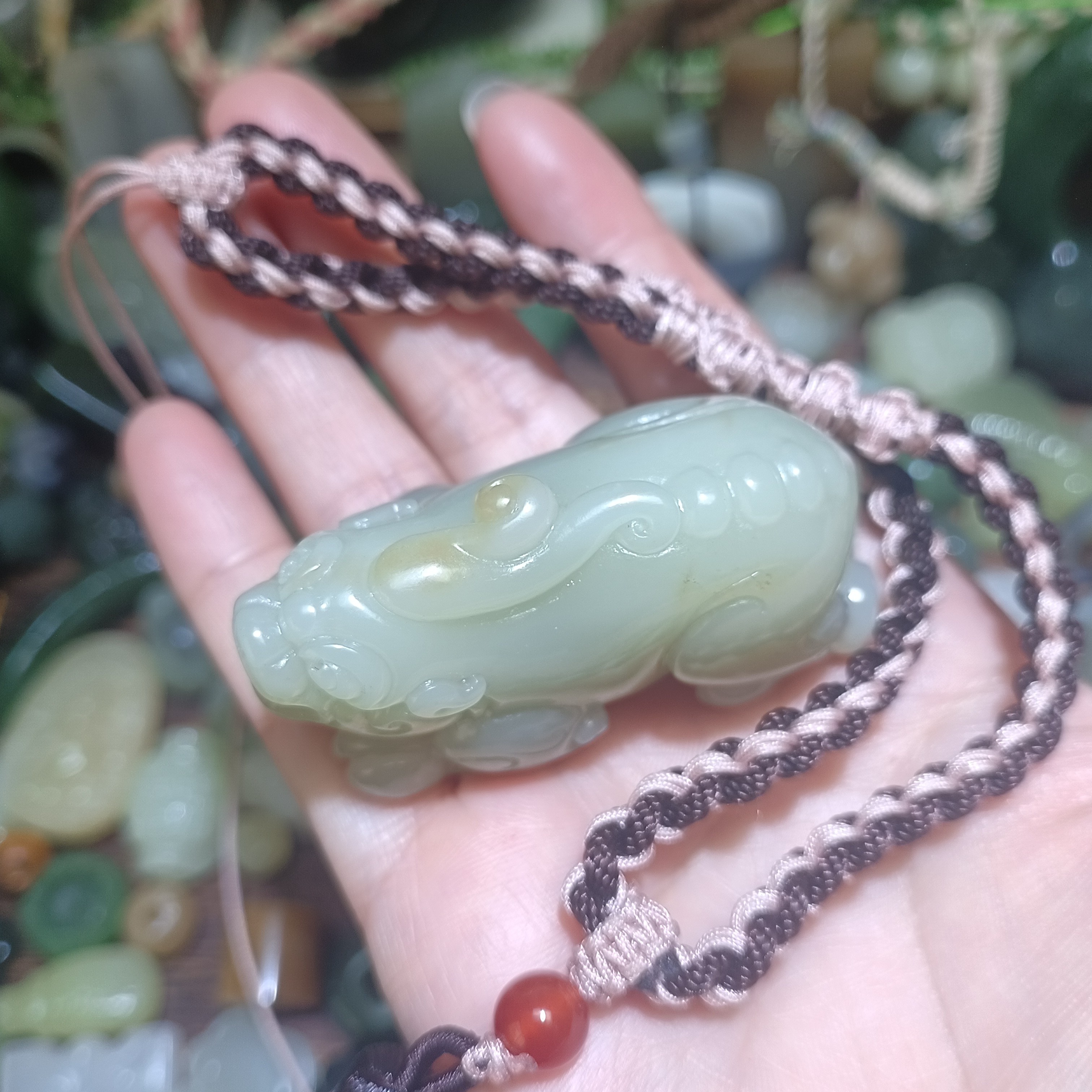 和田玉且末料貔貅