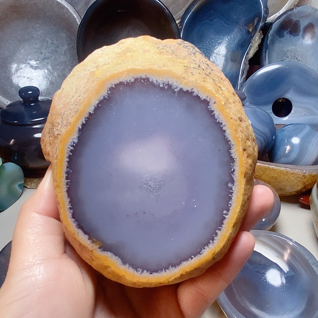 鹤***林玛瑙/玉髓未镶嵌，