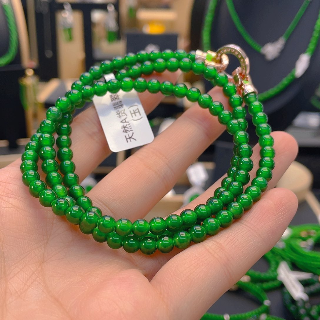 翡翠项链未镶嵌卡5