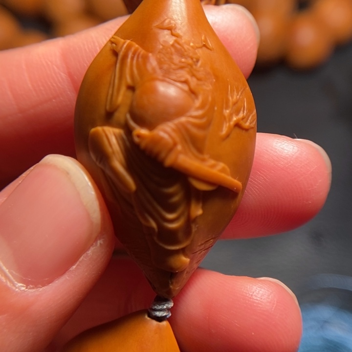 橄榄核手串/手链知*风景钟馗