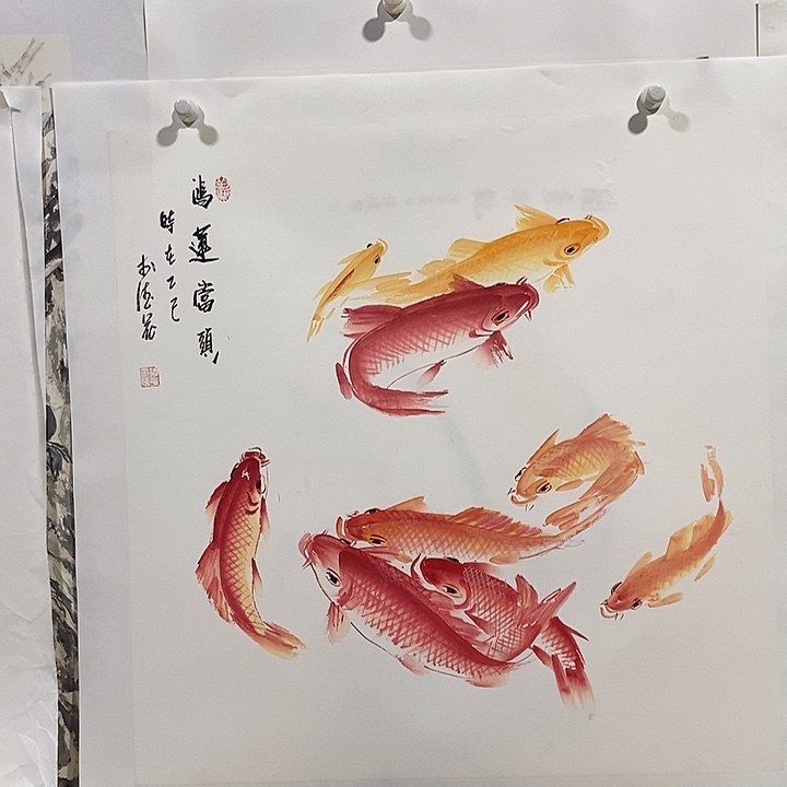 国画手写手绘作品300