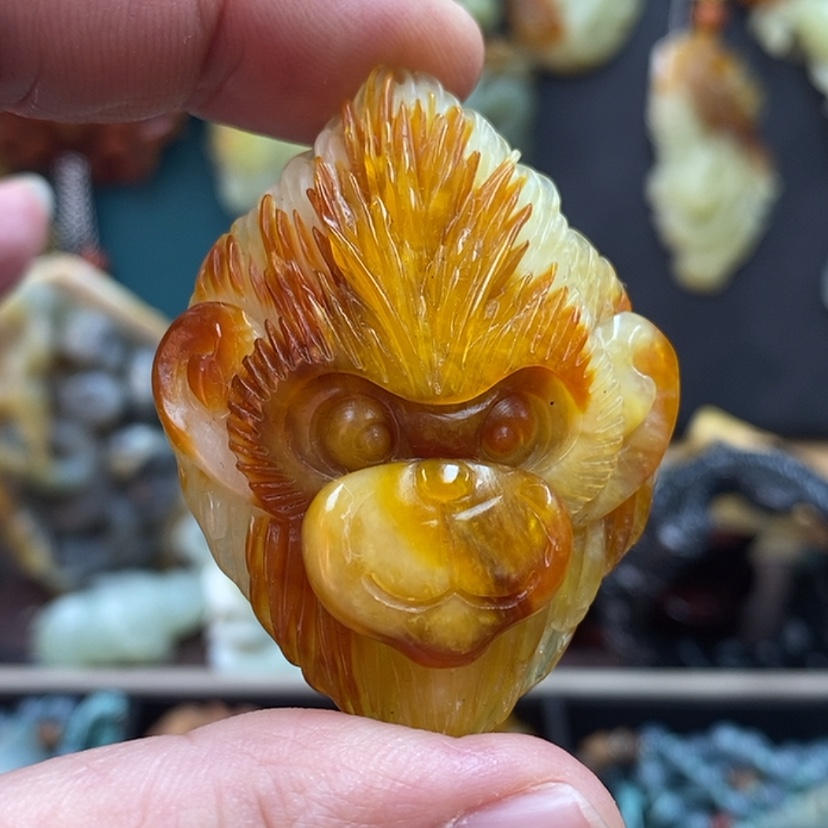 【闪购商品】蛇纹石玉吊坠未镶嵌