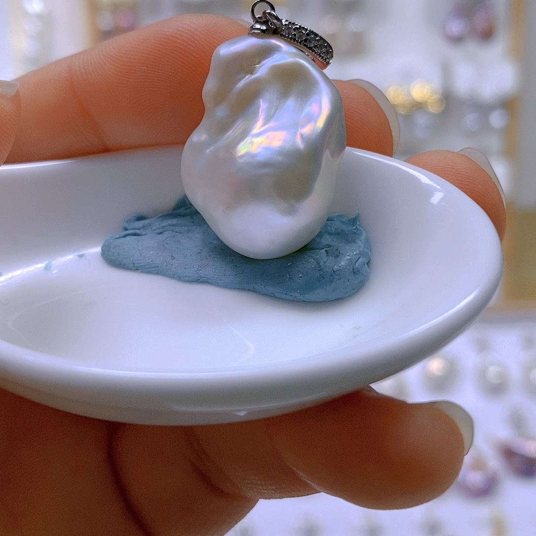 淡水珍珠颈饰合金