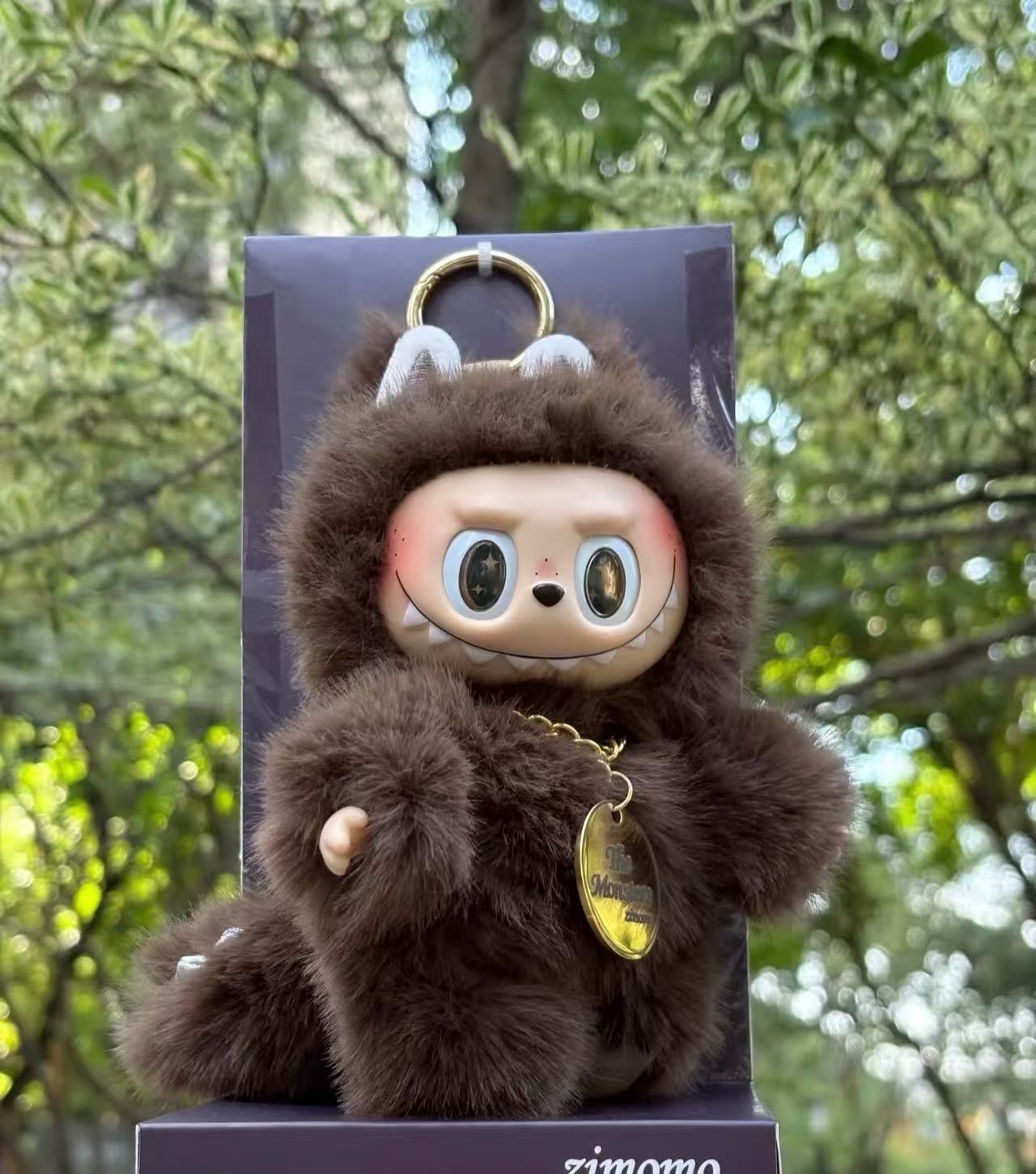 labubu搪胶改娃zimomo小首领公仔挂件