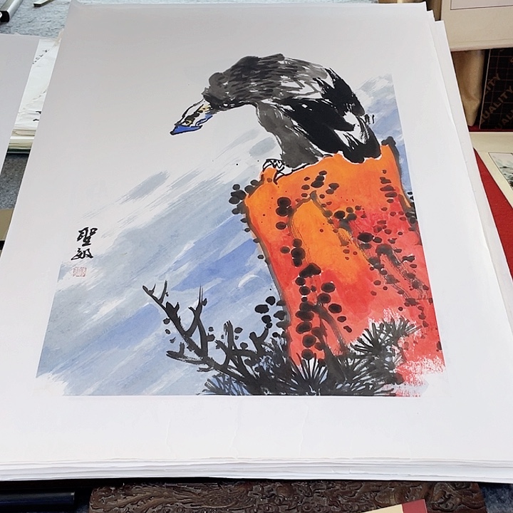 国画张圣敏先生纯手绘作品