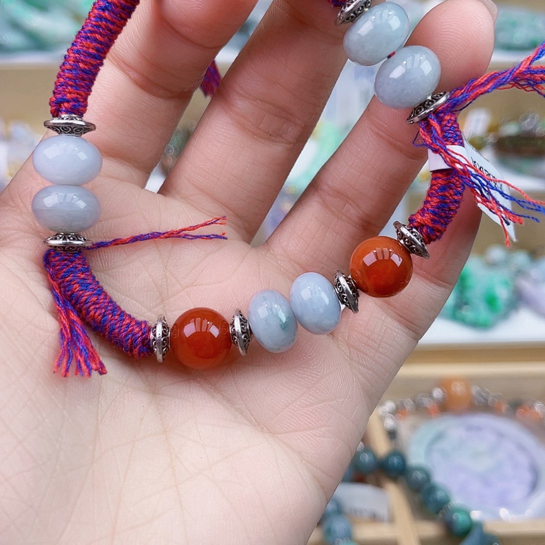 翡翠未镶嵌手链手链