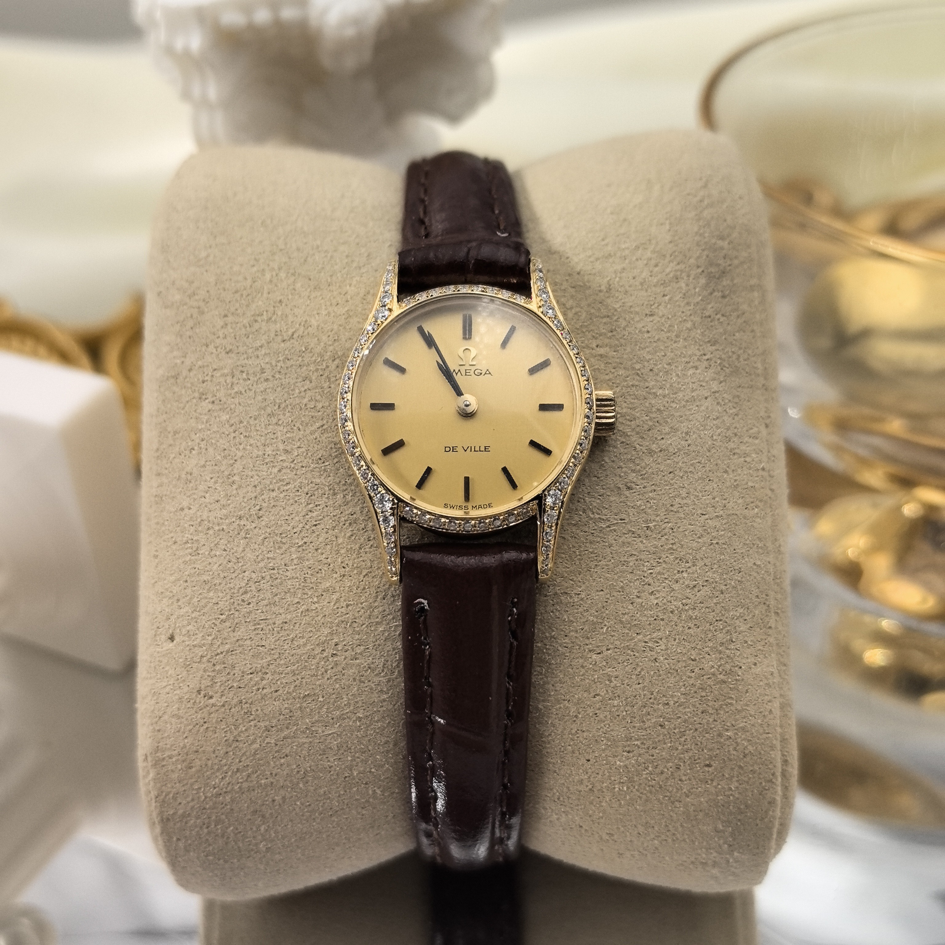 95新 Omega/欧米茄 【杭州中古万潮】中古欧米茄/19.5mm/n0129