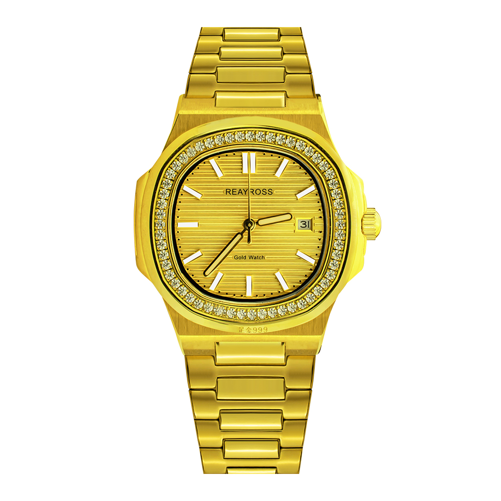 【鹦鹉螺】REAYROSS/镶钻/多功能/全自动机械腕表