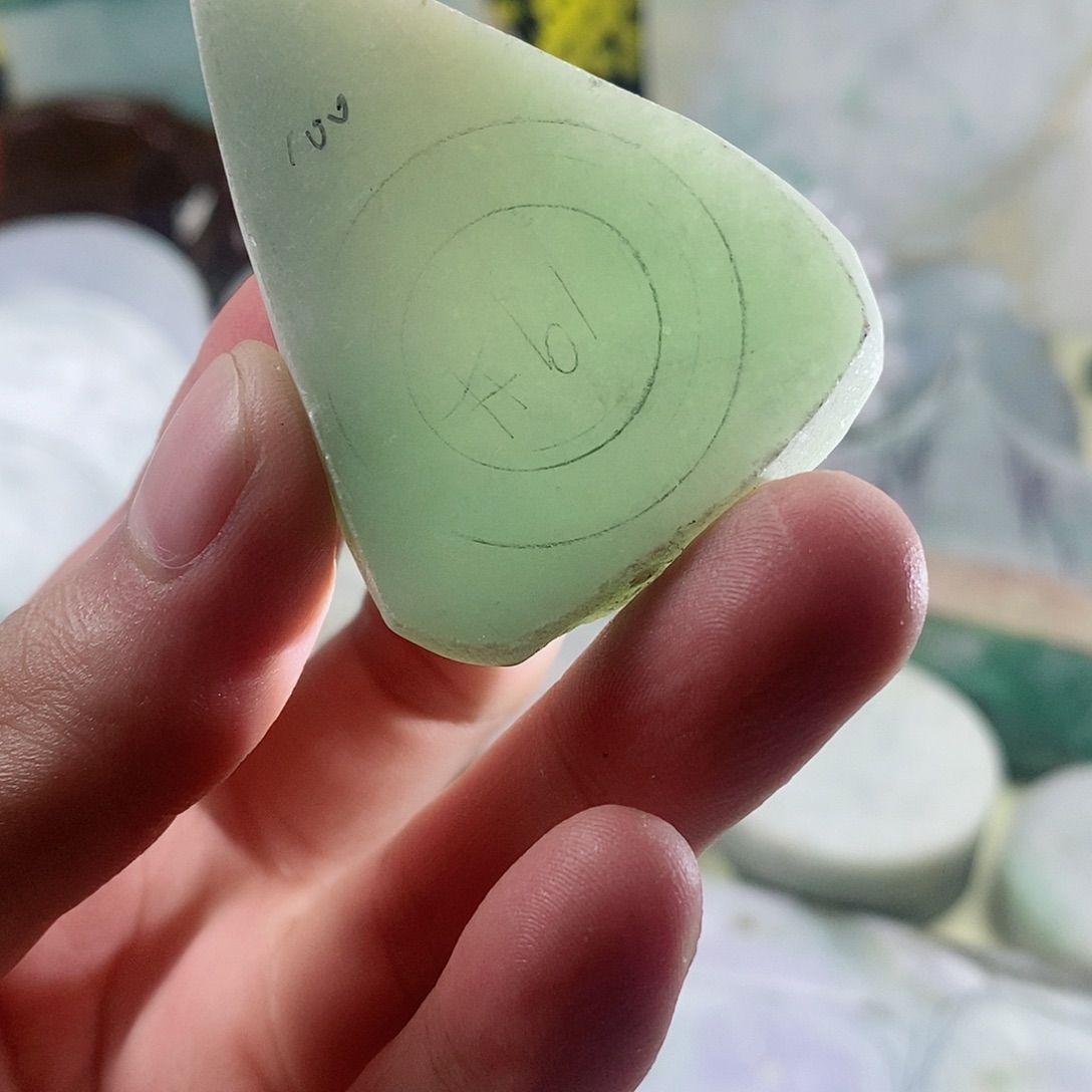 翡翠散珠天然缅甸翡翠a货6