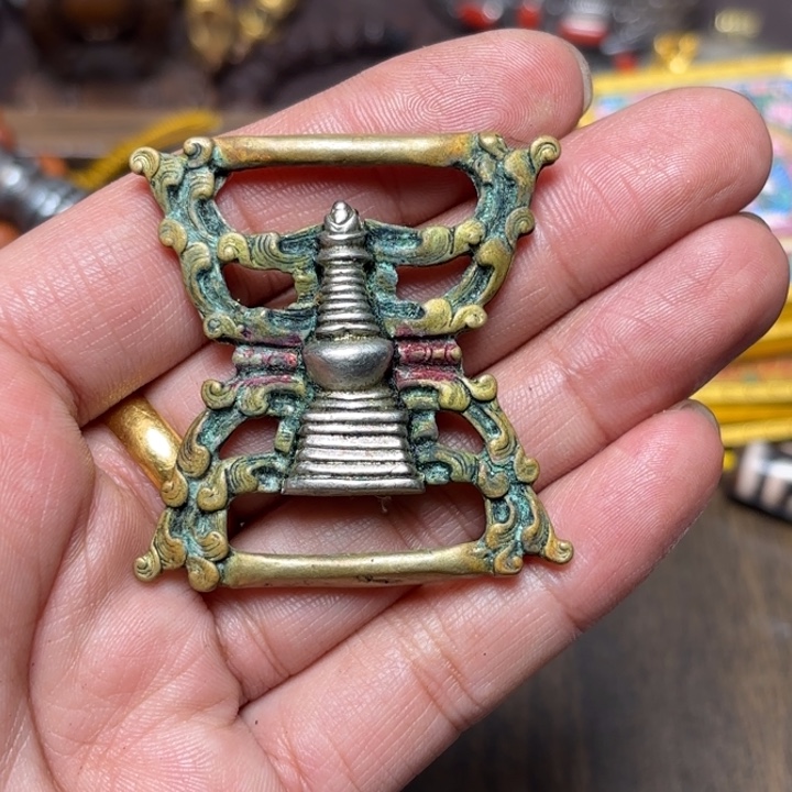 颈饰玻璃藏传喜马拉雅