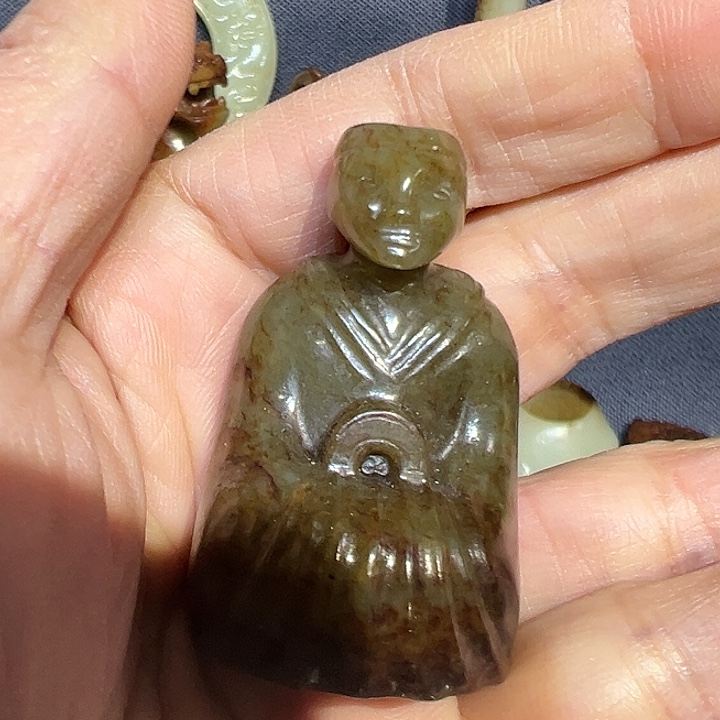 和田玉（糖玉）挂件未镶嵌