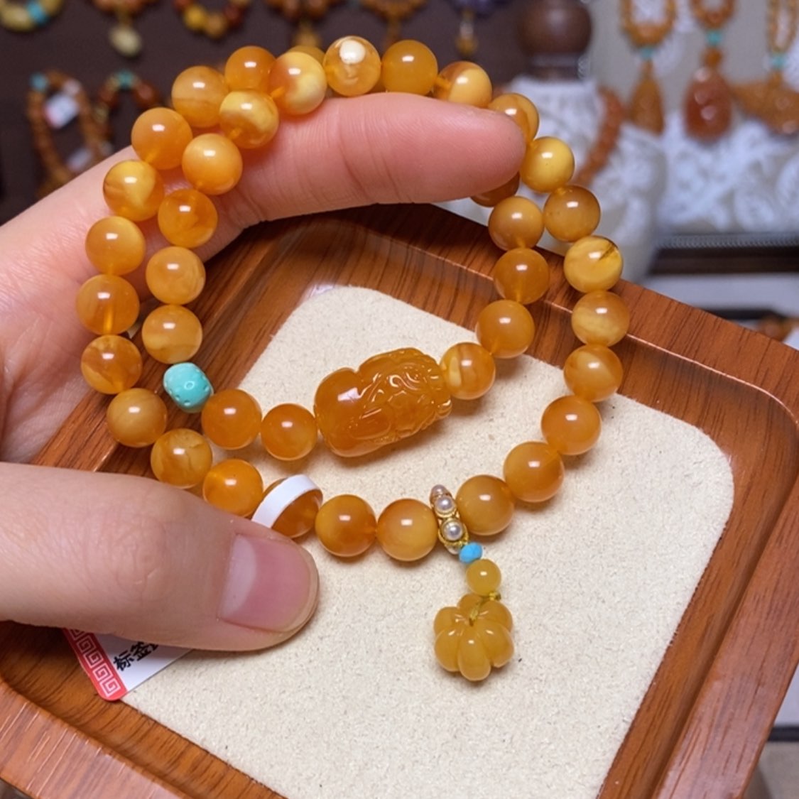 【闪购商品】手链蜜蜡未镶嵌手串
