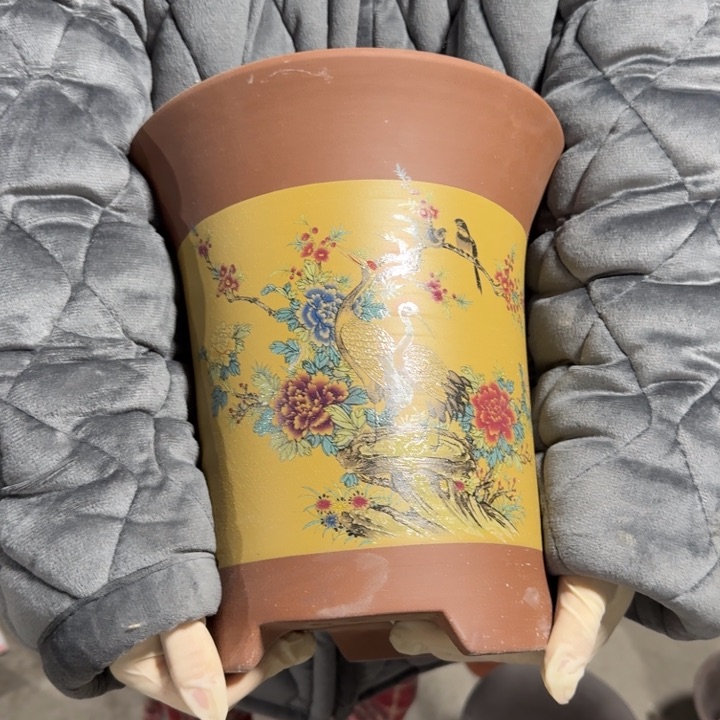 紫砂花盆紫砂花盆口径23/25