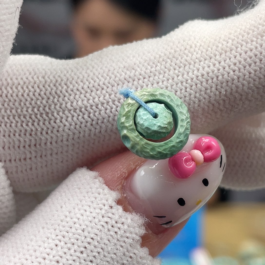 绿松石未镶嵌挂件