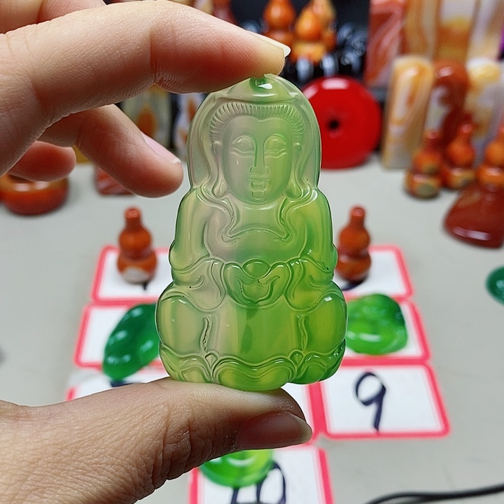 未镶嵌吊坠(不含链)玛瑙/玉髓逍**尘