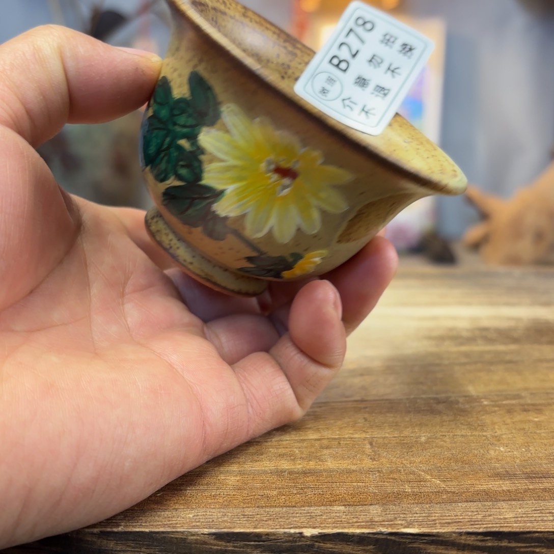 景德镇纯手工柴烧手绘陶瓷