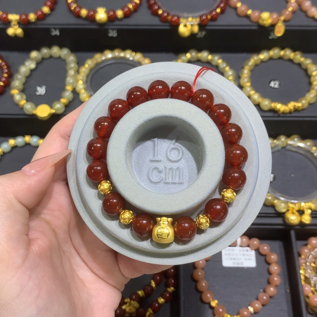 玛瑙/玉髓未镶嵌手链1.42福袋