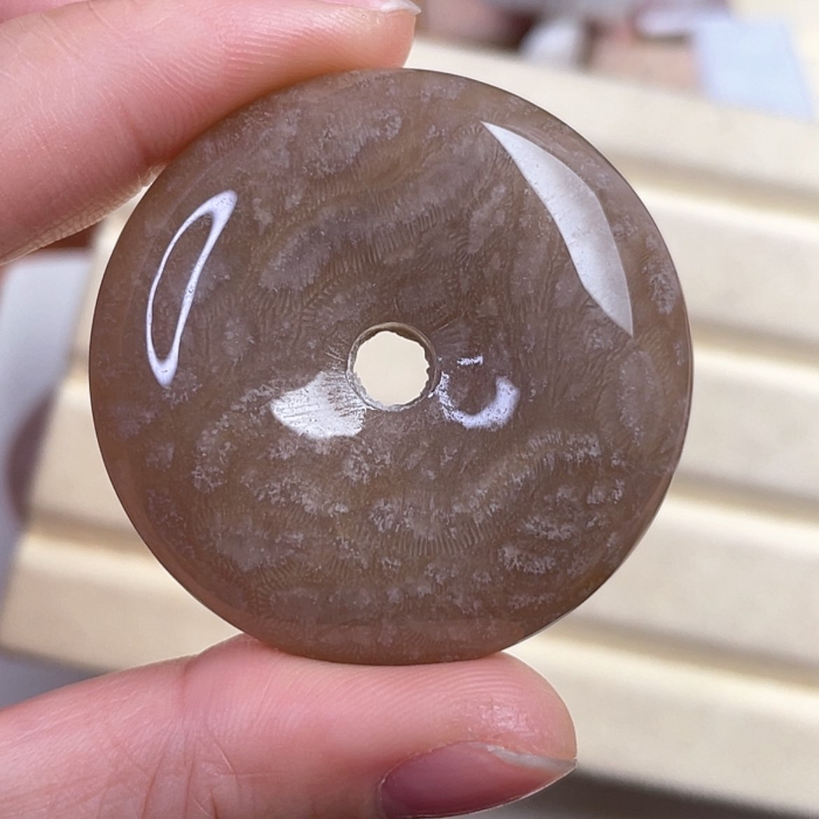【闪购商品】硅化玉吊坠(赠链)未镶嵌