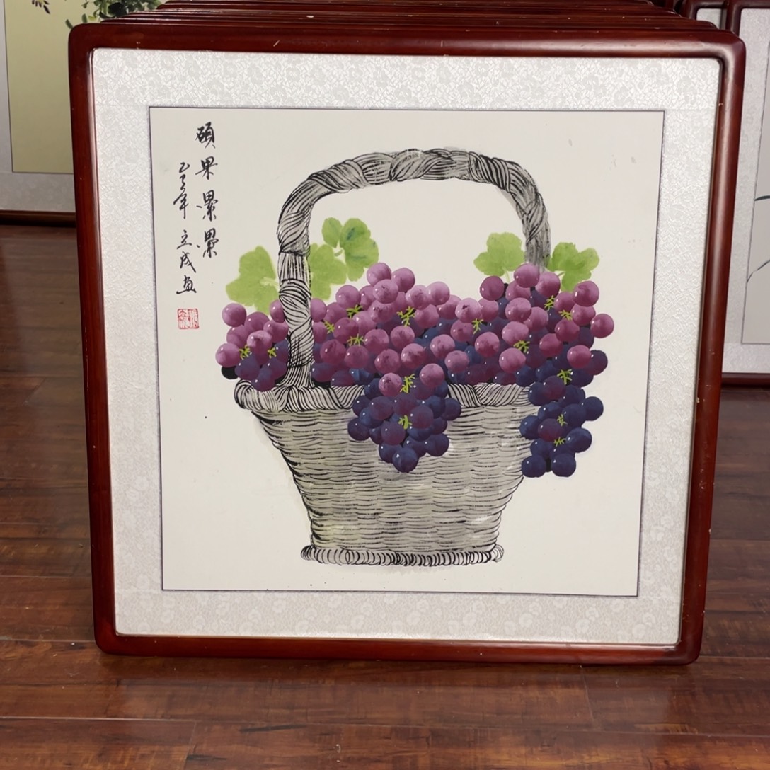 国画带框尺寸63*63厘米