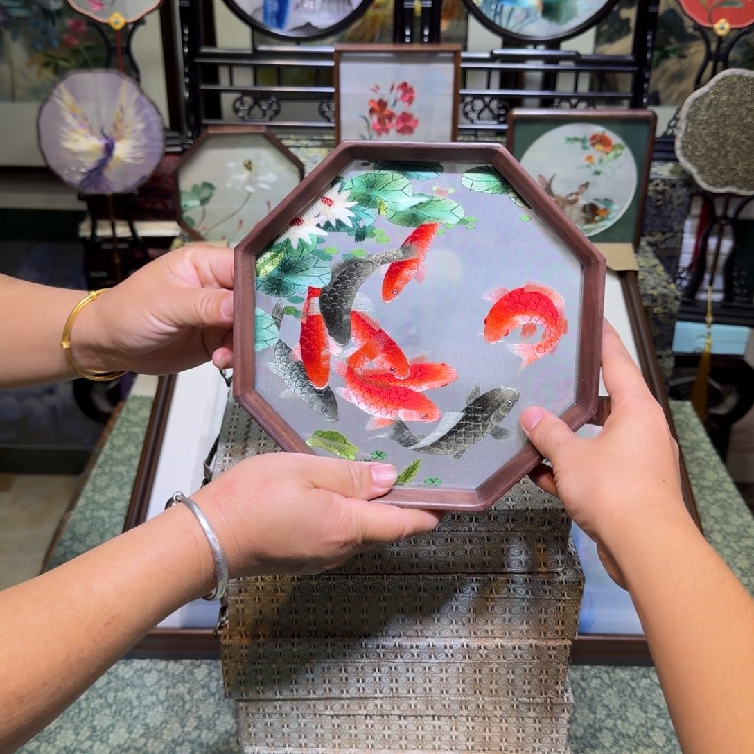 刺绣手工苏绣工艺制作技艺精湛