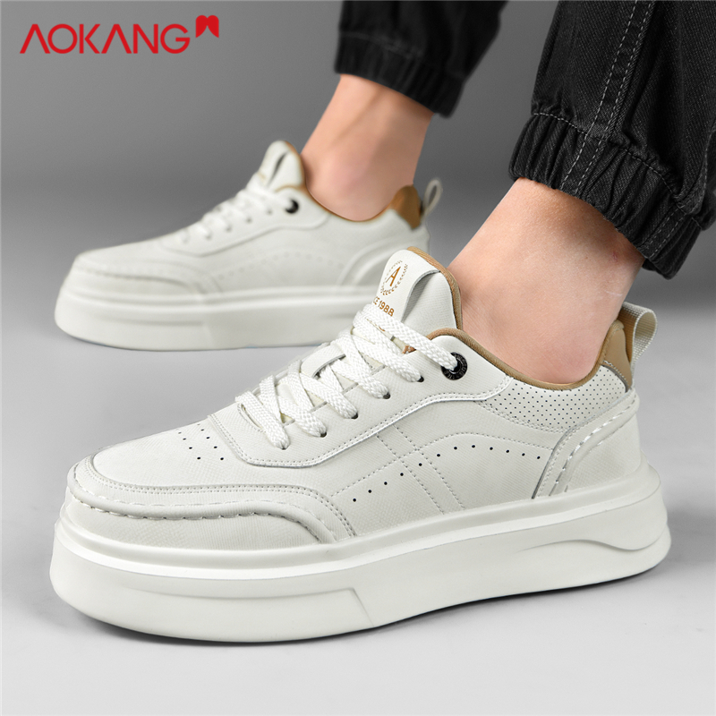 2025冬季男士百搭保暖潮流潮鞋厚底舒适百搭休闲板鞋