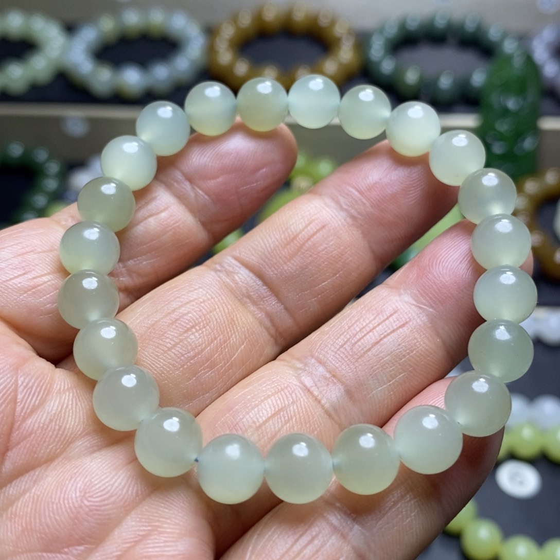 和田玉手串未镶嵌