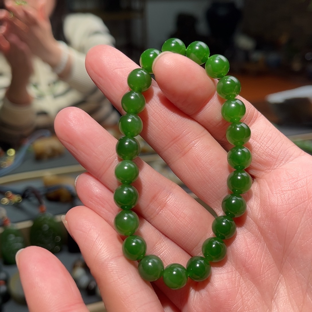 和田玉手链未镶嵌